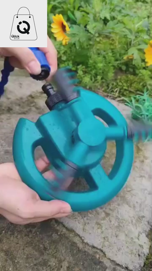 360 Degree Automatic Rotating Garden Lawn Water Sprinklers System Quick Coupling Lawn Rotating Nozzle Garden Irrigation Supplies