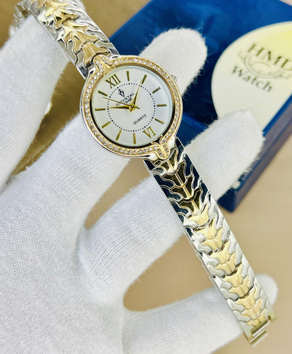 CRYSTAL TIME BRAND 
STAINLESS STEEL CHAIN 
STONE CASE 
 WITH BOX