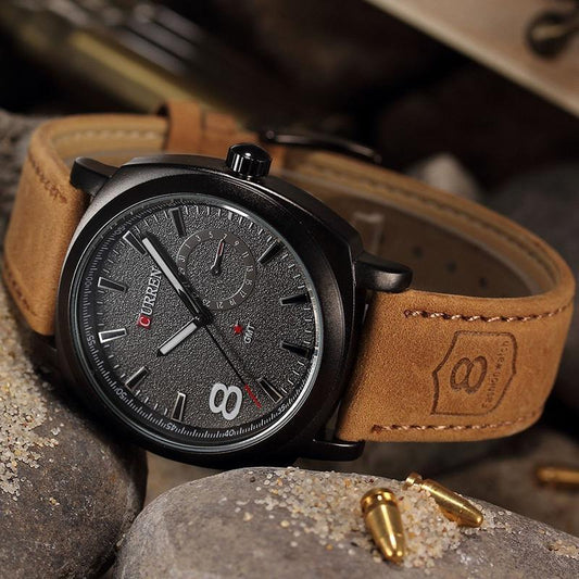 CURREN WATCH 
STRAP WATCH