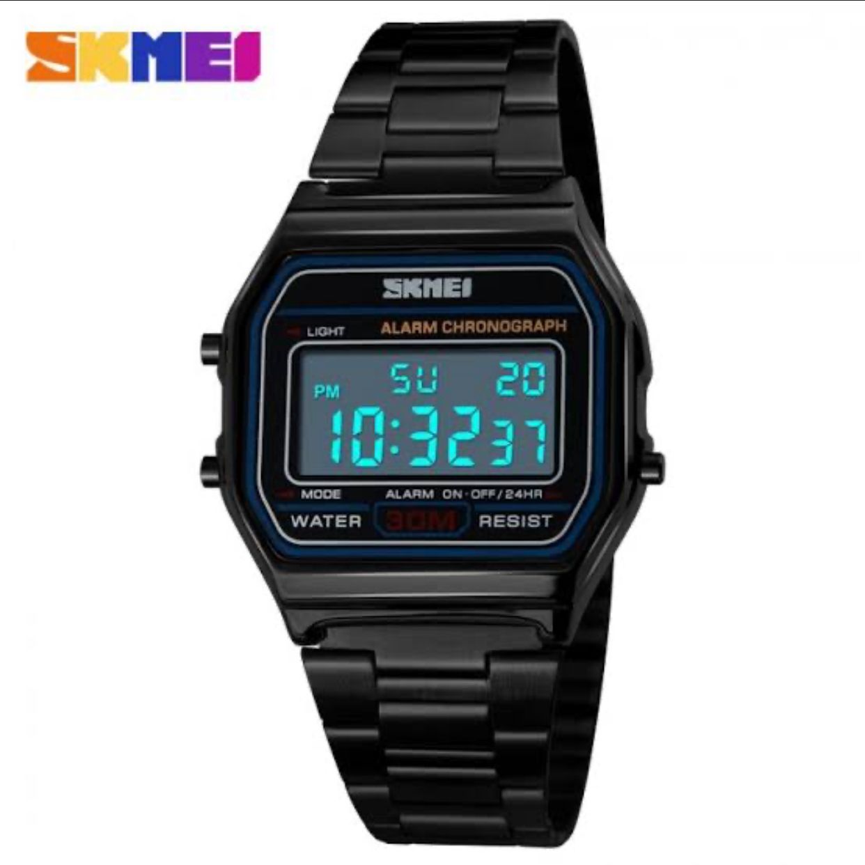Skmei 1123
-100% Original Watch
-Fully Digital Watch
-Steel Chain